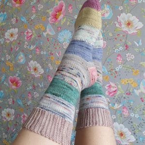 No Purl Socks! Knit Socks without a single Purl stitch - PDF pattern
