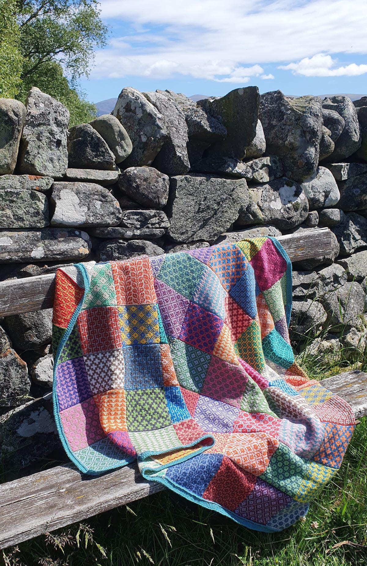 Colourwork Sampler Blanket - Advanced Stranded Colourwork Knitting ...