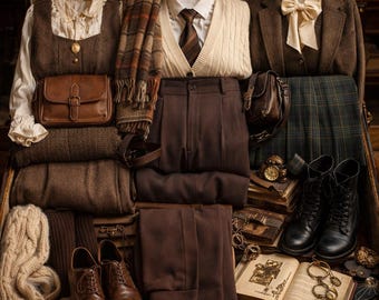 Dark Academia Style Compendium - The Deluxe Wardrobe Trunk