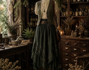 Wizard Wanderer Mystery Box | Harry Potter Inspired Fantasy Clothing | Magical Cottagecore Dark Academia Outfit Box | Curated Mystery Box