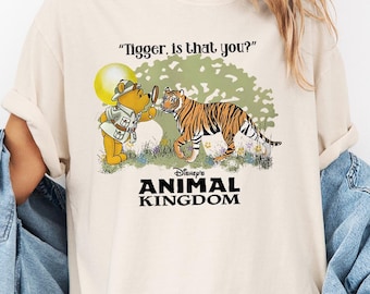 Camiseta con estampado de Tigger Is That You, colores cómodos, divertida camiseta gráfica de Pooh, regalo para ella, camiseta con humor de Disney.