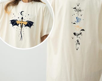 Dragon Fantasy Shirt, Comfort Colors, Dragontails Shirt, Fourth Wing Shirt, Rebecca Yarros Shirt, Fantasy Book Lover Shirt