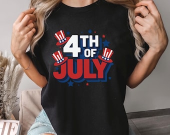 4th Of July Shirt, Comfort Colors Shirt, American Shirt, Fourth of July Shirt, USA Patriotic Shirt, Independence Day Shirt