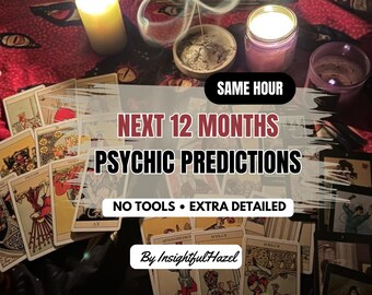 Psychic Reading Next 12 Months Same Hour, Accurate Tarot Reading, Psychic Future Prediction, Spiritual Guidance