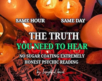 The Truth You Need to Hear | Honest Psychic Reading | No Sugar Coating | Same Hour Clairvoyant Medium Reading