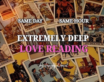 LOVE READING - In Depth Same Day Psychic Tarot Spread | Accurate, Tarot Card Guidance Love, Relationships, Same Hour Written Report & PDF