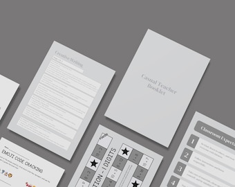 K-6 Casual Teacher Resource Pack: Planner & Activities (Digital Download)