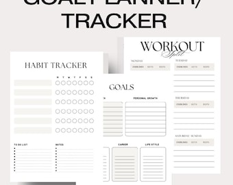 Planificador y seguimiento de objetivos para 2026: Edición digital