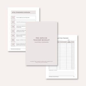 Pre-service Teacher Planner | Prac Planner | Placement Australia | GPTA Guide | AITSL Professional Standards | Digital PDF