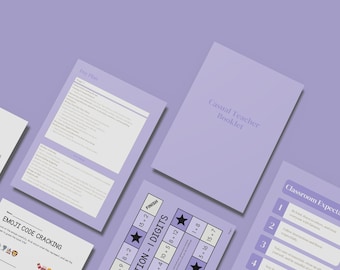 Planificador de maestros sustitutos de K-6: Recursos para la gestión del aula (Descarga digital)