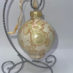 Rookwood Pottery Quinn Globe Studio One of a Kind Ornament Crystalline Glaze Cincinnati Ohio Art Pottery Lovers Gift