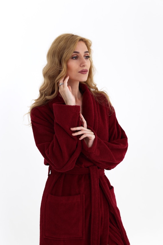 Accappatoio Unisex Cotone 400g - Vestaglia Morbida Con Tasca E Cintura - Foto 6