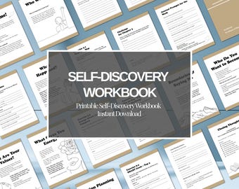 Self-Discovery Workbook for Women Feeling Lost | Life Reset Journal & Personal Growth Planner PDF