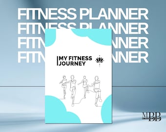 Minimalist Fitness Planner | Workout & Meal Tracker (PDF)