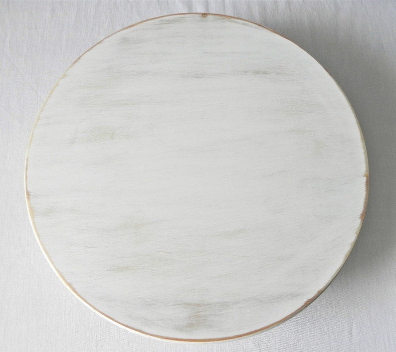 Country Wedding Cake Stand Round Wooden Cake Stand 14 Inch Rustic Cake