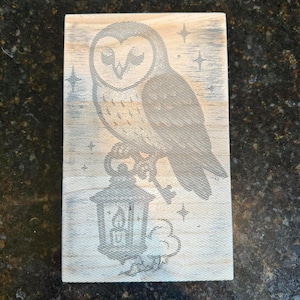 Rustic Owl Wall Art, Rustic Wall Art, Wooden Owl Hanging, Cottagecore Decor, Unique Wall Art, Owl Gift, Owl Wall Hanging.