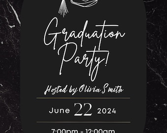 Graduation Party Digital Invitation