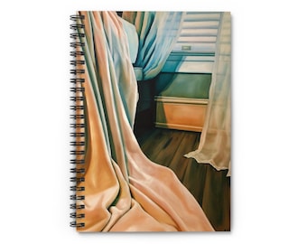 Quaderno d'arte colorato / Diario a spirale personalizzato con dipinti ad olio antichi, blocco note, regalo per artisti, cancelleria, diario artistico, decorazione murale
