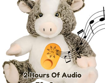 Bessie Mae the Cow: Any Song or Personalized Special Audio In A Stuffed Animal Perfect For Gifts & Even Adding A Loved Ones Voice