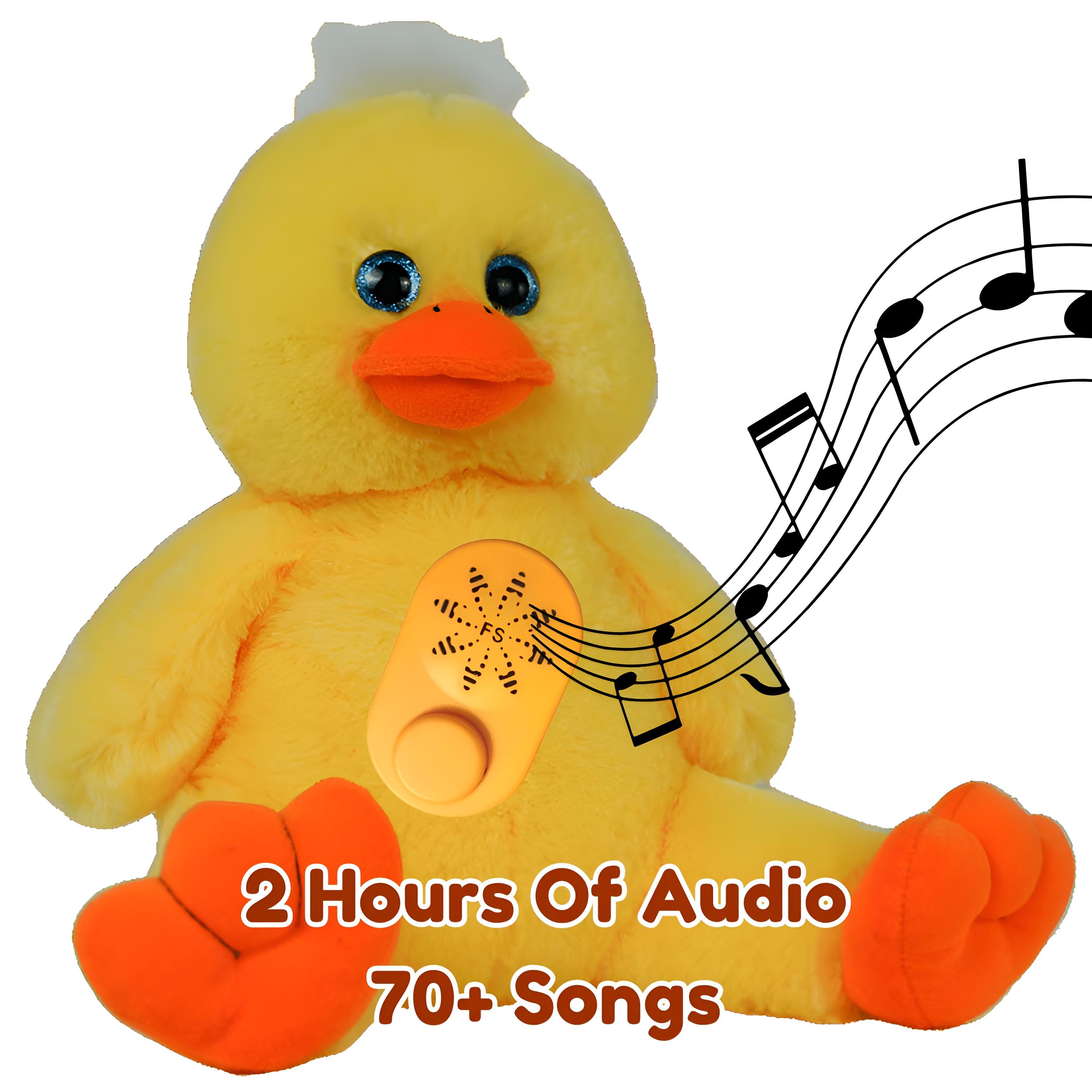 Quackers the Duck: Any Song or Personalized Special Audio In A Stuffed Animal Perfect For Gifts & Even Adding A Loved Ones Voice
