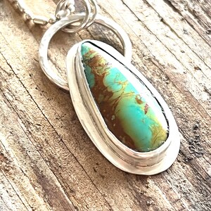 Kingman Turquoise Pendant and Necklace image 4
