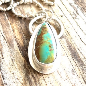 Kingman Turquoise Pendant and Necklace image 9