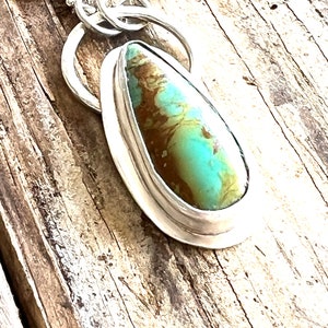 Kingman Turquoise Pendant and Necklace image 8