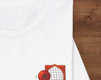 World Soccer Championship 2026 | Morocco Football Support T-Shirt | Personalized Gift | USA, Mexico, Canada