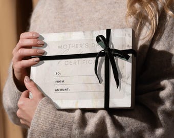 Mother’s Day Money Gift Certificate Printable | Cash Gift for Mom | Editable Amount Voucher | Printable Gift Card | Instant Download