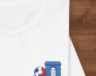 World Soccer Championship 2026 | France Football Support T-Shirt | Personalized Gift | USA, Mexico, Canada