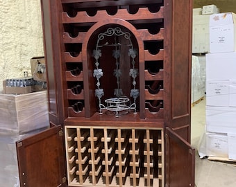 Wine Rack Corner Unit 3'x3'x7'tall