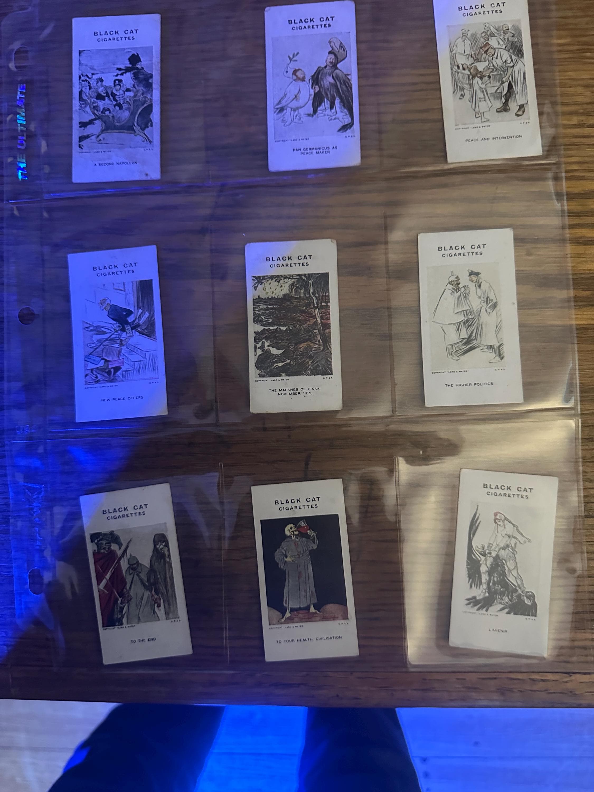 Black Catt Cigarette Card Collection of 129