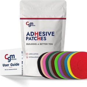 CGM PATCHES Dexcom G7/Stelo Adhesive Patch, Compatible with Libre3 CGM Sensors Without Cut | Lasts 10–14 Days Pack of 25