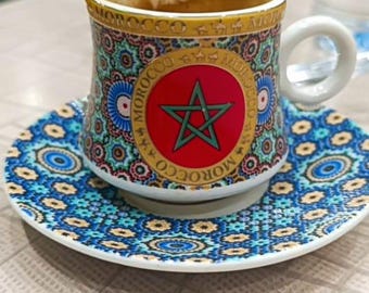 special offer.moroccan heritage coffee cup moroccan zellige decor fast shipping with dhl
