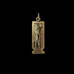 Egyptian God Anubis Pendant necklace, Anubis Charm. Jackal pendant for God Anubis