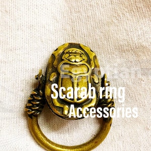 Handmade Egyptian Scarab ring - Made In Egypt
