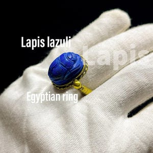 Rare Fantastic Ancient Egyptian Ring of Egyptian Scarab ( symbol of good luck )