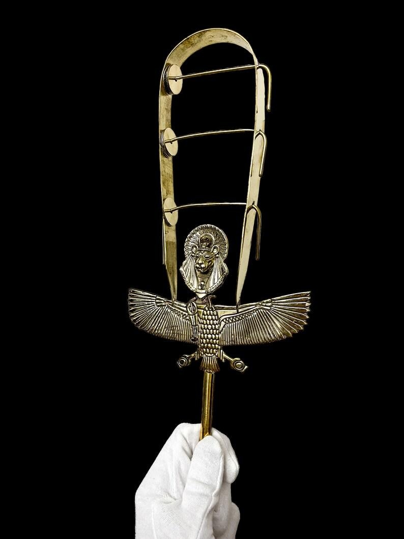 Goddess Sekhmet Sistrum, Ancient Egyptian Musical Instruments, Sekhmet ...