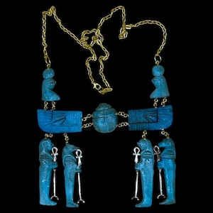 Egyptian necklace for sons of Horus Egyptian Necklace Egyptian Pendant Egyptian Collar Beautiful, ancient Egyptian Amulet, ancient Egypt BC