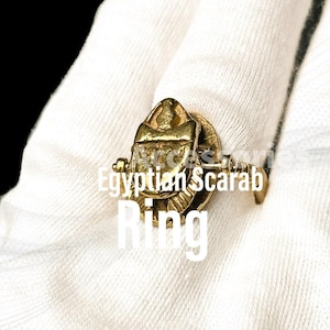Unique Ancient Egyptian Ring of the Egyptian Scarab