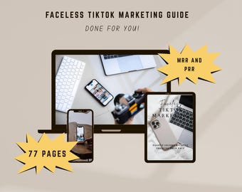 Faceless Tiktok Marketing Guide!