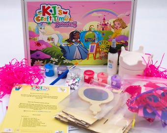 Princess Craft Kit for Kids Ages 4+ | Creative Arts & Crafts | Birthday Gift Idea | Screen-Free Educational Activity | Classroom Craft