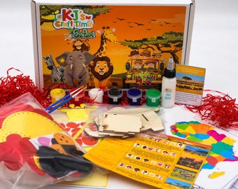 Safari Craft Kit: Kids' Learning Activities & Craft Supplies