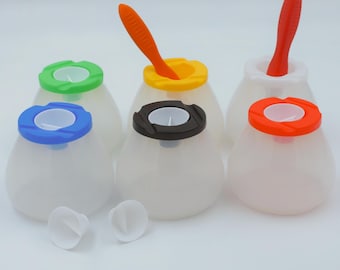 Non-Spill Paint Pots for Kids | Mess-Free Art Supplies, Pack of 3 or 6