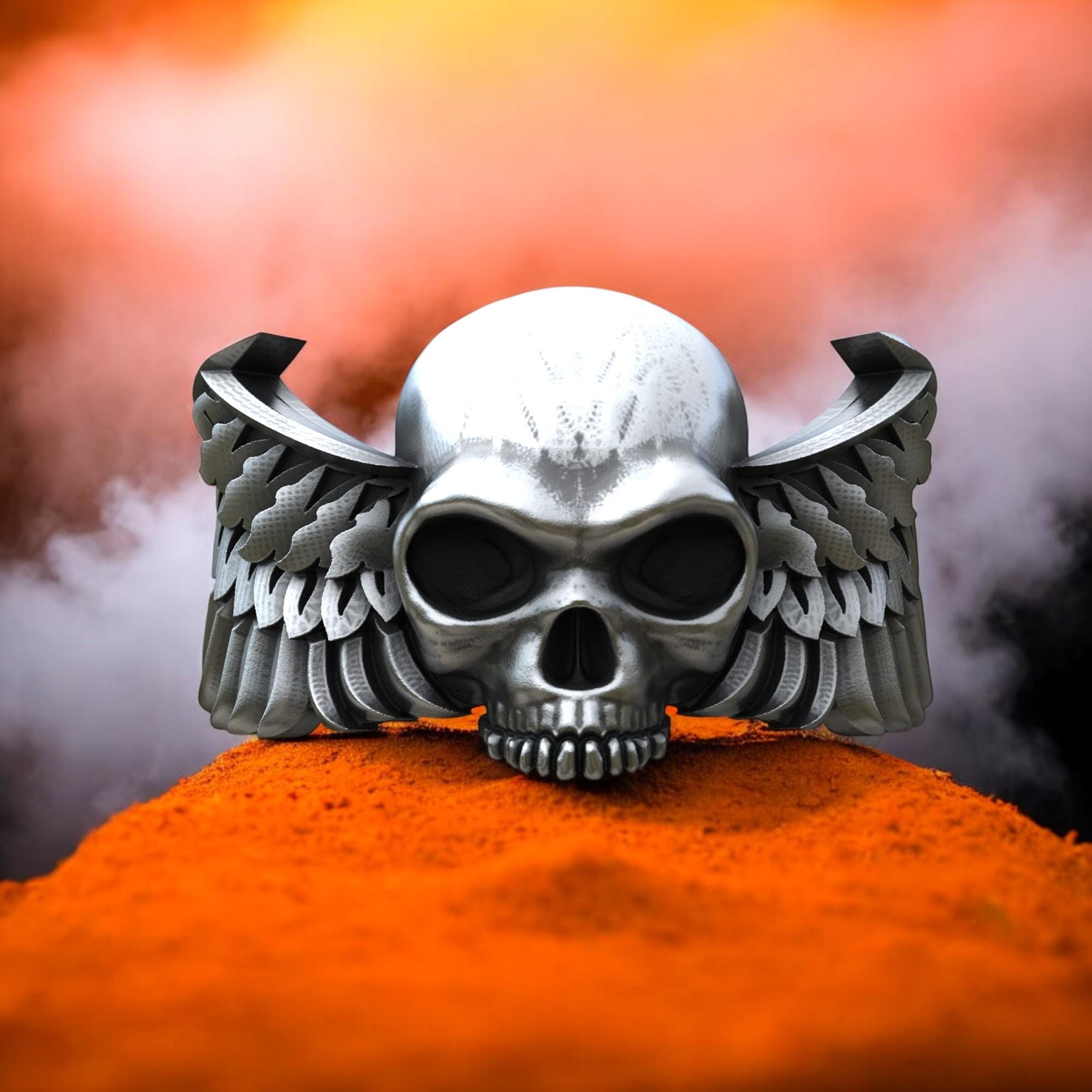 Hells angels ring - Etsy Polska