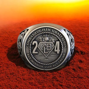 Sterling Silver US Navy Ring: Military Veteran Gift