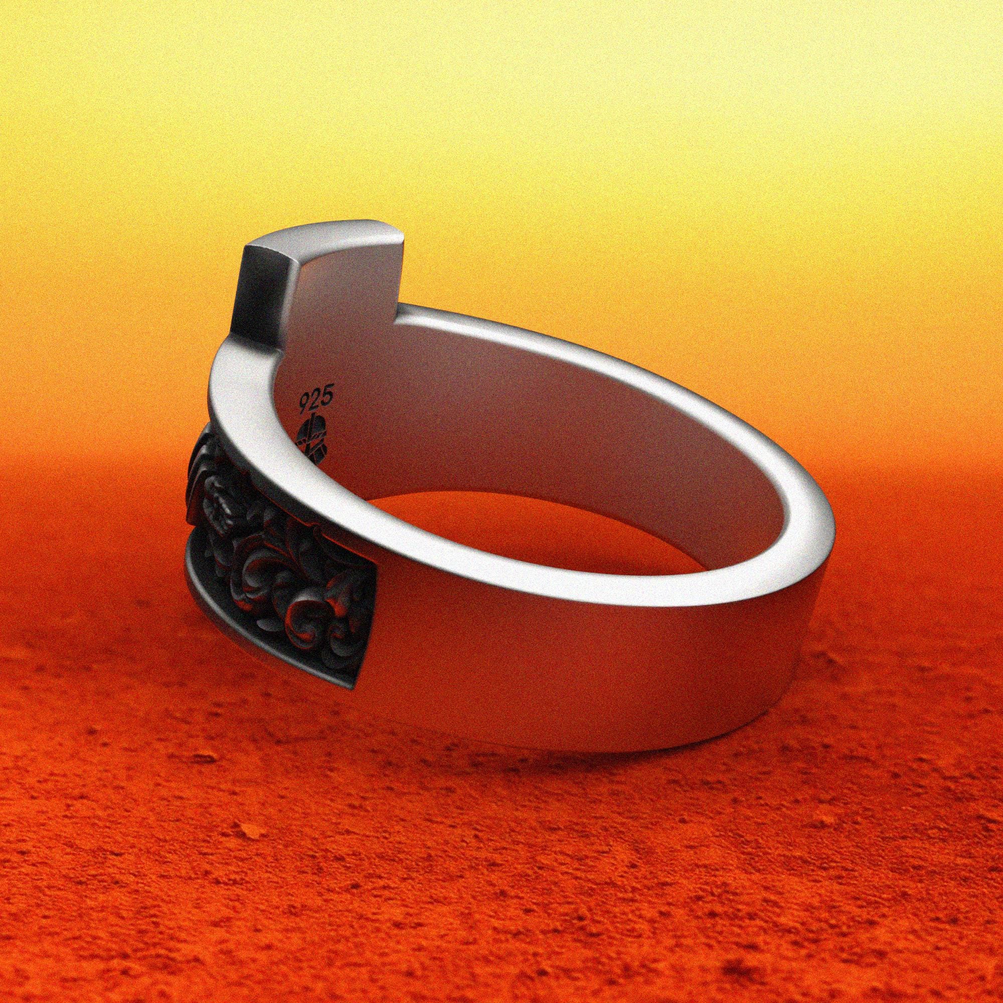 Anello Cuore Preghiera Argento 925 | Vendita Online Su - Foto 4