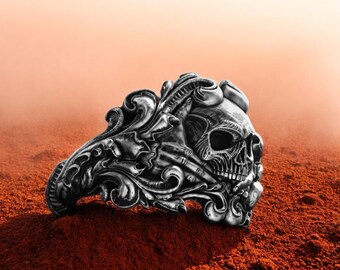 Mysacrum DEVIL RING Engagement-silver Ring - Etsy