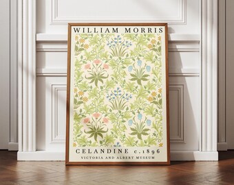 William Morris svalörttryck, utställningstryck, vintagekonstaffisch, textilkonsttryck, William Morris konst, vintage väggkonst