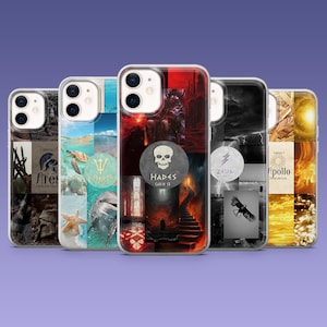 Ancient Gods Phone Case Greek mythology Cover for iPhone 16, 15, 14, 13, 12, 11, Samsung S25, S24Fe, S23, S22, A16, A56, A54, Pixel 9Pro, 8A